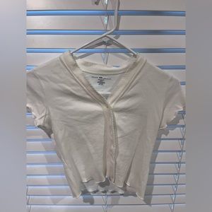 super cute white button up